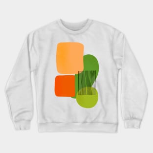 Geometric Colorful Shapes Crewneck Sweatshirt